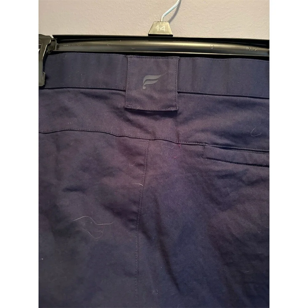 Fabletics Chino Pants Mens 36x32 Navy Blue Flat Front Straight Leg - Picture 6 of 8